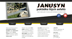 Desktop Screenshot of janusyn.cz